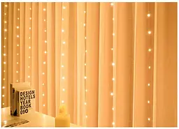 Гірлянда штора LED Star Sun Lamp великі краплі роси 3х2.5 метра 200 led з пультом - мініатюра 7