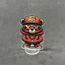 Акрилова колекційна фігурка Chibi Ведмедик Denver Broncos 10 cм - мініатюра 2