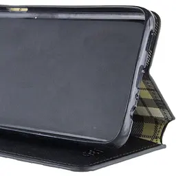 Шкіряний чохол-книжка Getman Cubic PU для Realme 11 4G Чорний - мініатюра 6