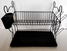 Сушка для посуду Dish Rack WL 2606 S чорна - мініатюра 2