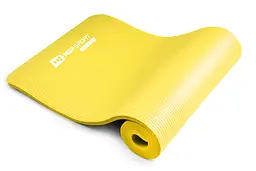 Мат для фітнесу та йоги Hop-Sport HS-N015GM 1,5см жовтий - мініатюра 7