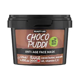 Антивікова живильна маска для обличчя Чоко Пудді Beauty Jar 120 мл