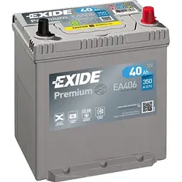 Акумулятор автомобільний EXIDE PREMIUM 40A (EA406) - мініатюра 4