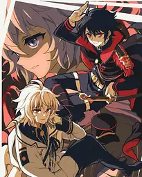 Картина за номерами Останній серафим Seraph of the End 40х50 см PN SOTE 01