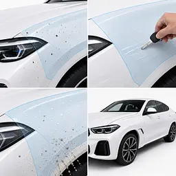 Антигравійна захисна бронеплівка за лекалами для BMW X6 G06 2019-2023 - повний кузов - мініатюра 3