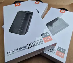 Зовнішній акумулятор Power Bank WUW Y94 20000 mAh - мініатюра 4