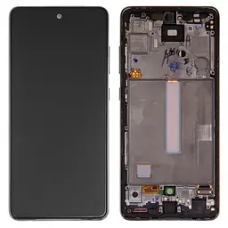 Дисплей Samsung A525 Galaxy A52, A526 Galaxy A52 5G, чорний, з рамкою, Original (PRC)