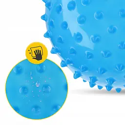 М'яч для пілатесу, йоги, реабілітації 4FIZJO 20 см (масажний) Blue (P-5905973402354) - мініатюра 4