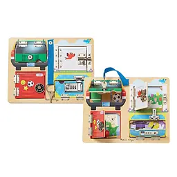 Дошка Melissa&Doug з засувками і блокуванням дерев'яна (MD19540) - мініатюра 3