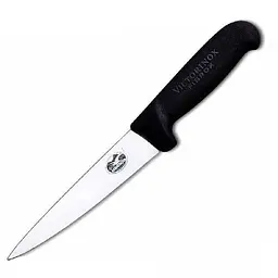 Кухонний ніж Victorinox Fibrox Sticking лезо 14см з чорн. ручкою - мініатюра 2