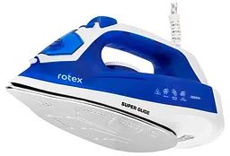 Прасувальна праска ROTEX RIC20-S Super Glide Антипригарне покриття 1600Вт Вертикальне відпарювання Синій/Білий - мініатюра 5