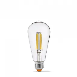LED лампа VIDEX Filament ST64FD 6W E27 4100K дімерна - мініатюра 2