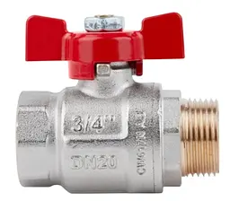 Кран кульовий Icma 3/4" прямий №351 (87351AE11) - мініатюра 3