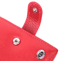 Жіночий трендовий гаманець із натуральної шкіри ST Leather 22555 червоний - мініатюра 9