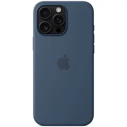 Силіконовий чохол CasePro Silicone Case with MagSafe Denim для iPhone 16 Pro Max - мініатюра 2