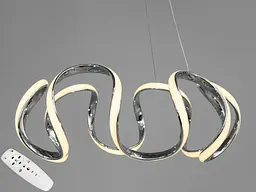 Підвісна LED-люстра з пультом 90 Вт Diasha 6601HR - мініатюра 2