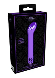 Вібратор Royal Gems Jewel Gunmetal 12 см (фіолетовий) - мініатюра 4