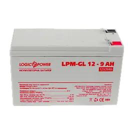 Акумулятор гелевий LogicPower LPM-GL 12-9 AH