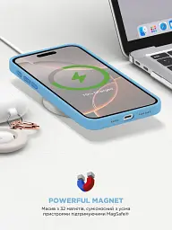 Чехол ArmorStandart ICON2 MagSafe для Apple iPhone 16 Pro Max Capri Blue - миниатюра 9