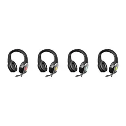 Ігрові навушники Defender X-Skull з мікрофоном і регулятором гучності (Black-Grey) - мініатюра 8