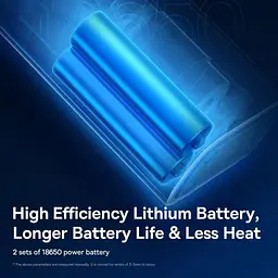 Автомобільний компресор Baseus SuperMini Pro портативний акумуляторний насос до 3 bar 4000 mAh 50W - мініатюра 6