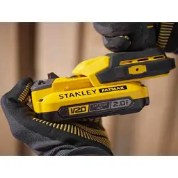 Дриль Stanley кутова FATMAX® V20, Li-lon 18V, 45 Нм, 0-600/1900 об/хв (без АКБ та ЗП) (SFMCD750B) - мініатюра 8
