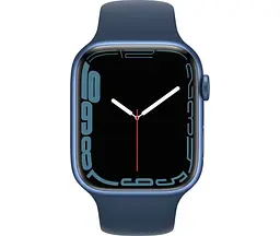 Смарт-годинник Apple Watch Series 7 GPS 45mm Blue Aluminum Case with Blue Sport Band (MKN83) [60284] - мініатюра 2