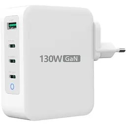 Зарядний пристрій J5create 1xUSB + 3xUSB-C 130W GaN QC3.0/PD/PPS (JUP43130E-EN) - мініатюра 2