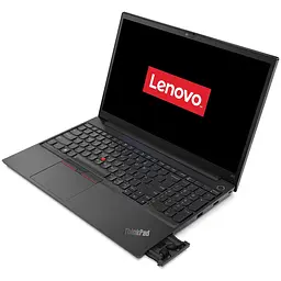 Ноутбук Lenovo ThinkPad E15 Gen 4 з процесором Intel® Core™ i5-1235U 4.40 GHz, 15.6", Full HD, IPS, 16GB, 512GB SSD, Intel® Iris® Xe графікою, No OS, чорний - мініатюра 3