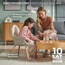 Стільчик для годування KinderKraft Fini 2 Beige - мініатюра 5