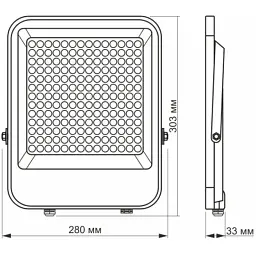 Прожектор Videx LED PREMIUM F2 150W 5000K (VL-F2-1505G) - мініатюра 4