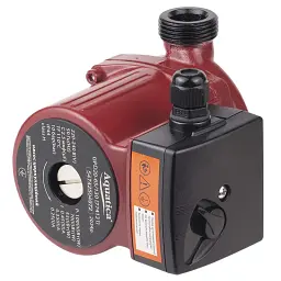 Насос циркуляційний 100Вт Hmax 6м Qmax 75л/хв Ø1" 130мм+гайки Ø¾" AQUATICA (774131) - мініатюра 3