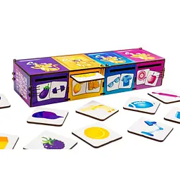 Дитячий Сортер Монтессорі PuzzleOK По кольорах Puz-37788 - мініатюра 4