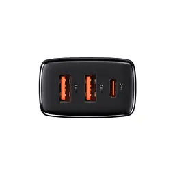 Зарядний пристрій Baseus Compact швидке заряджання 2xUSB-A + 1xUSB-C (CCXJ-E01)