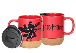Чашка Warner Bros Harry Potter керамічна червона з кришкою та підставкою 340 мл(55001821) - мініатюра 2