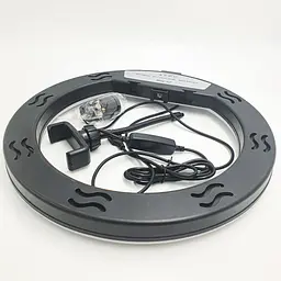 Кільцева лампа 30 см 10W на штативі 210 см з тримачем для телефону LED підсвічування кільцеве світло блогера візажиста фотографа Ring Light JY-30B - мініатюра 7