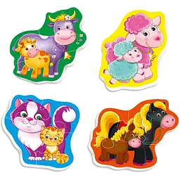 Дитячі пазли Vladi Toys Baby Puzzle Мама та малюк (VT1106-97) - мініатюра 2