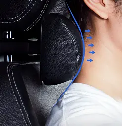Автомобільна подушка підголівник Baseus First Class Car Headrest Black CRTZ01-01 Чорна - мініатюра 8