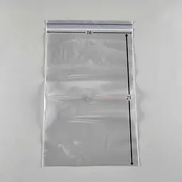 Пакети Zip-Lock прозорі 16x25 см, 100 шт, 50 мкм, поліетиленові пакети із застібкою - мініатюра 2