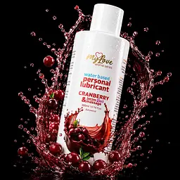 Лубрикант MyLove Aroma Series IntimMassage 2in1 Cranberry, 300 мл - мініатюра 2