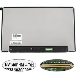 Матриця 14.0 NV140FHM-T02 touch (1920*1080, 40pin(eDP), LED, SLIM, матова) для ноутбука