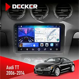 Штатна магнітола Audi TT 2006-2014 Decker D9-006 4x64, 4G Decker (НФ-00003486)