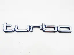 Емблема напис Turbo для Audi (Хром) 152х20 мм (на скотчі) 893853737D