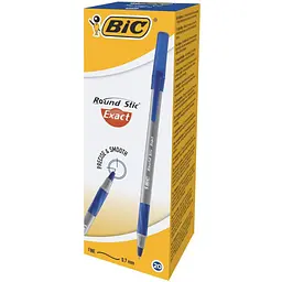 Ручка кульк. "BIC" Round Stic Exact /918543/ /879/ син. (3086123350571)(SC)