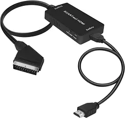 Конвертер SCART → HDMI 1080P з кабелем для телевізора та приставок