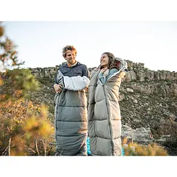 Спальний мішок з капюшоном із звичайним мішком для зберігання Naturehike M300 CNK2350WS023, зелений, лівий - мініатюра 11