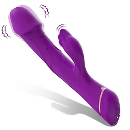 Вібратор-кролик B - Series Joy Rubberco, 20.5 см (фіолетовий)