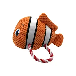 М’яка іграшка для собак з канатом Derby Squeaky&Funny Sea ​​Creatures