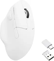 Keychron Миша Keychron M7 BT/WL/USB-A/USB-C, білий - мініатюра 7