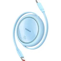 Кабель Baseus Free2Draw Mini Retractable Charging Cable Type-C to Type-C 100W 1m P10364500311-00 Blue